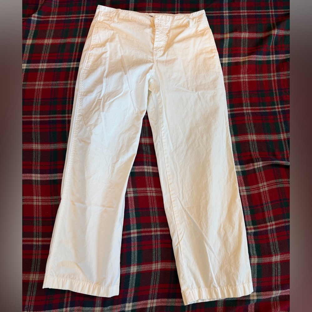 J. Crew Women's White Chinos